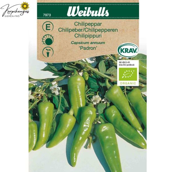 Chilipaprika,  Luomu